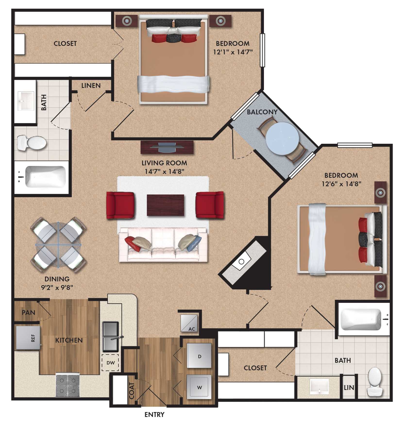 B2 Bluff Floor Plan 25